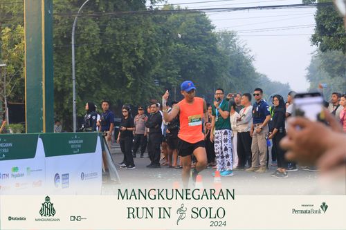 Race photo from Mangkunegaran Run 2024