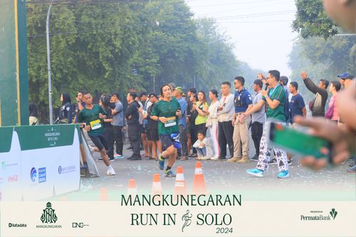 Race photo from Mangkunegaran Run 2024
