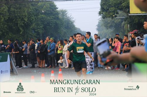 Race photo from Mangkunegaran Run 2024