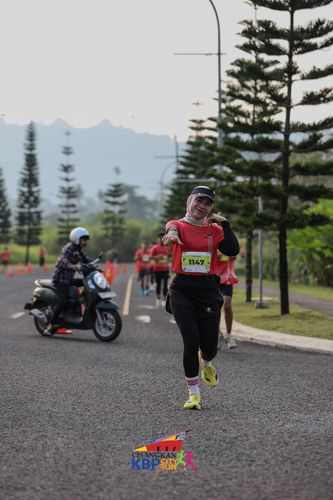 Race photo from CISANGKAN KBP CITY RUN 2025