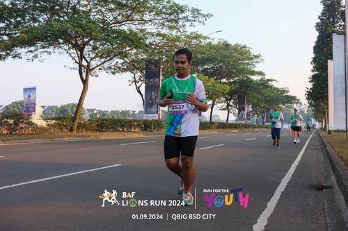 Race photo from BAF LIONS RUN 2024