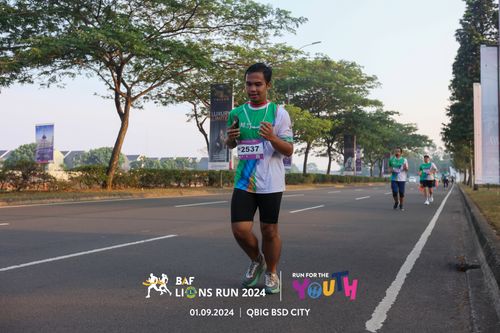 Race photo from BAF LIONS RUN 2024