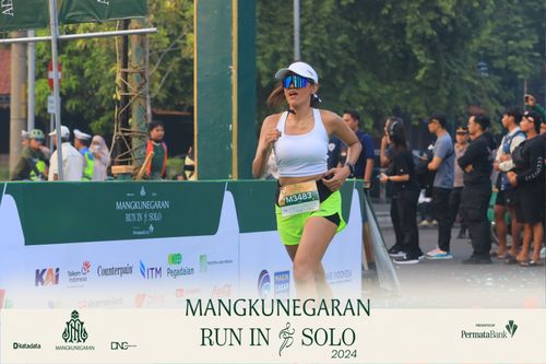 Race photo from Mangkunegaran Run 2024