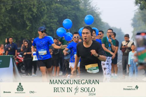 Race photo from Mangkunegaran Run 2024