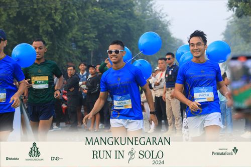 Race photo from Mangkunegaran Run 2024