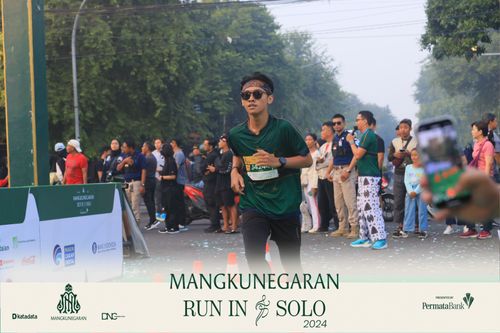 Race photo from Mangkunegaran Run 2024