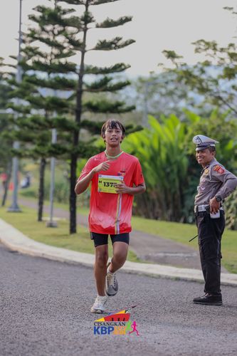 Race photo from CISANGKAN KBP CITY RUN 2025