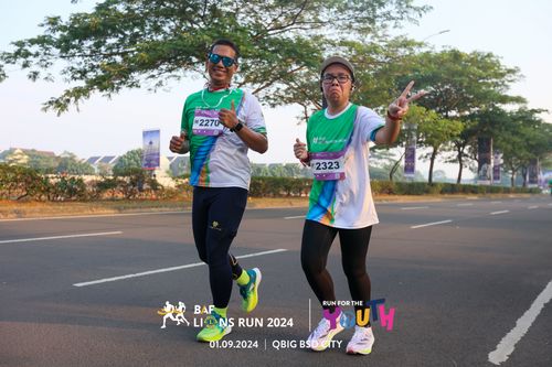 Race photo from BAF LIONS RUN 2024