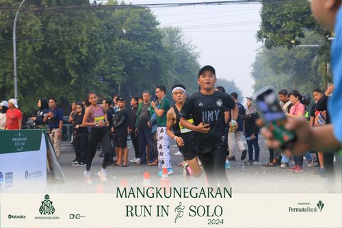 Race photo from Mangkunegaran Run 2024