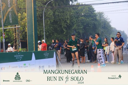 Race photo from Mangkunegaran Run 2024