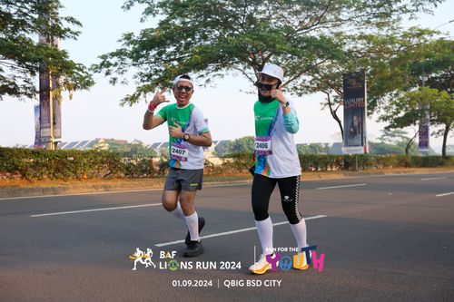 Race photo from BAF LIONS RUN 2024