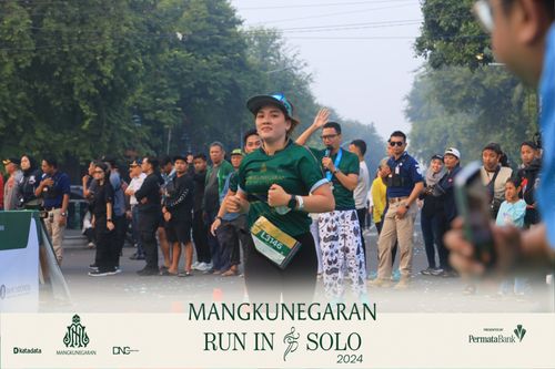 Race photo from Mangkunegaran Run 2024