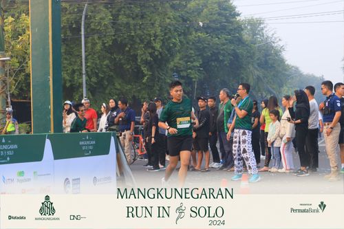 Race photo from Mangkunegaran Run 2024