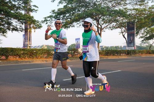 Race photo from BAF LIONS RUN 2024