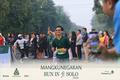 Race photo from Mangkunegaran Run 2024