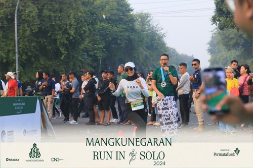 Race photo from Mangkunegaran Run 2024