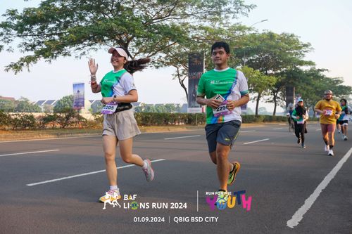 Race photo from BAF LIONS RUN 2024