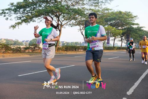 Race photo from BAF LIONS RUN 2024