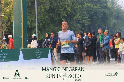 Race photo from Mangkunegaran Run 2024