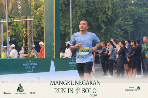Race photo from Mangkunegaran Run 2024