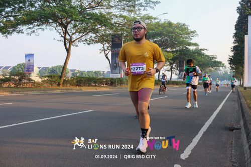Race photo from BAF LIONS RUN 2024