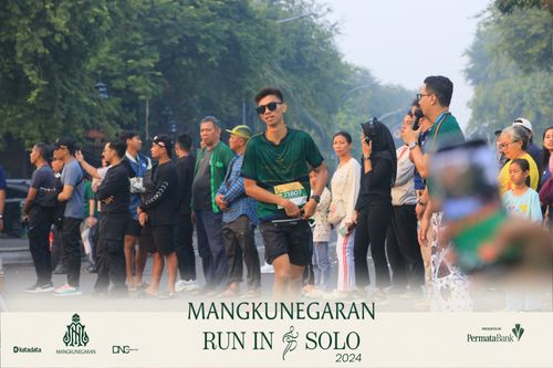 Race photo from Mangkunegaran Run 2024