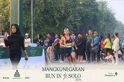 Race photo from Mangkunegaran Run 2024