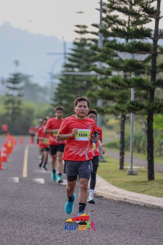 Race photo from CISANGKAN KBP CITY RUN 2025