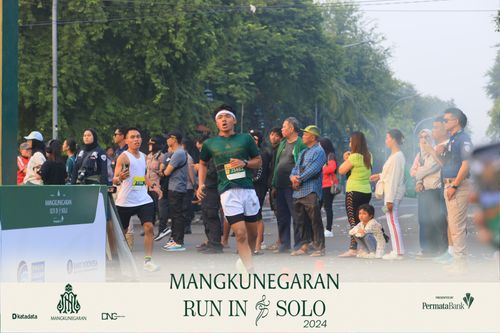 Race photo from Mangkunegaran Run 2024