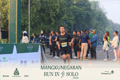 Race photo from Mangkunegaran Run 2024
