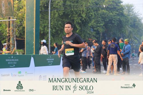 Race photo from Mangkunegaran Run 2024