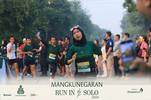 Race photo from Mangkunegaran Run 2024