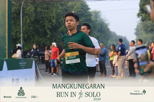 Race photo from Mangkunegaran Run 2024