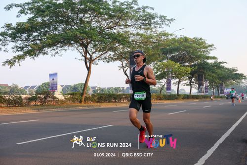 Race photo from BAF LIONS RUN 2024
