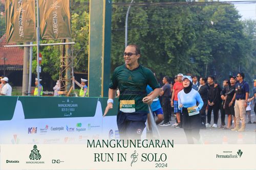 Race photo from Mangkunegaran Run 2024