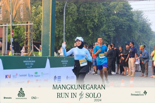 Race photo from Mangkunegaran Run 2024