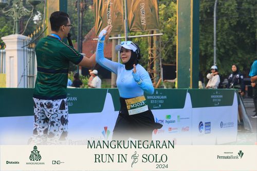 Race photo from Mangkunegaran Run 2024