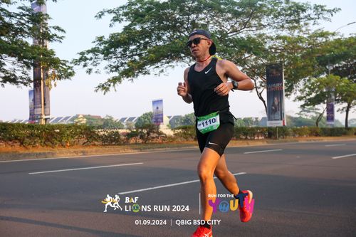 Race photo from BAF LIONS RUN 2024