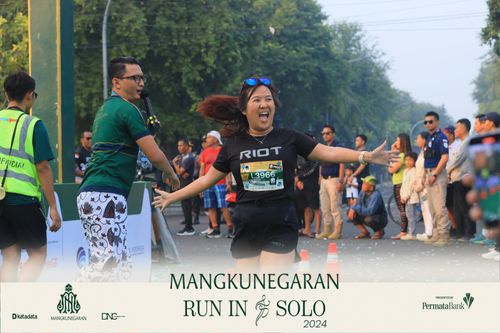 Race photo from Mangkunegaran Run 2024