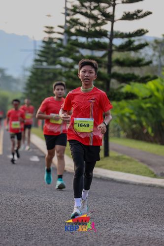 Race photo from CISANGKAN KBP CITY RUN 2025