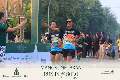 Race photo from Mangkunegaran Run 2024
