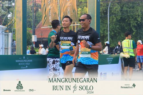 Race photo from Mangkunegaran Run 2024