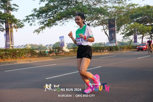 Race photo from BAF LIONS RUN 2024