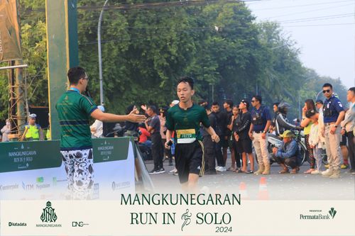 Race photo from Mangkunegaran Run 2024