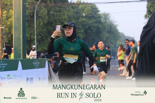Race photo from Mangkunegaran Run 2024
