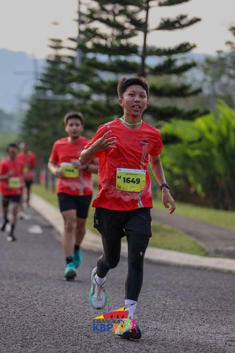 Race photo from CISANGKAN KBP CITY RUN 2025
