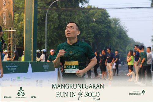 Race photo from Mangkunegaran Run 2024