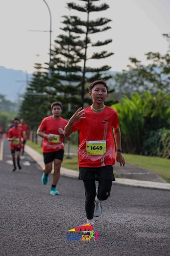 Race photo from CISANGKAN KBP CITY RUN 2025