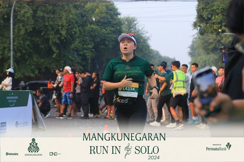 Race photo from Mangkunegaran Run 2024
