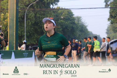 Race photo from Mangkunegaran Run 2024